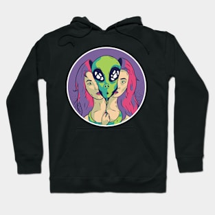 Aliens Among Us Extraterrestrial Being Hoodie